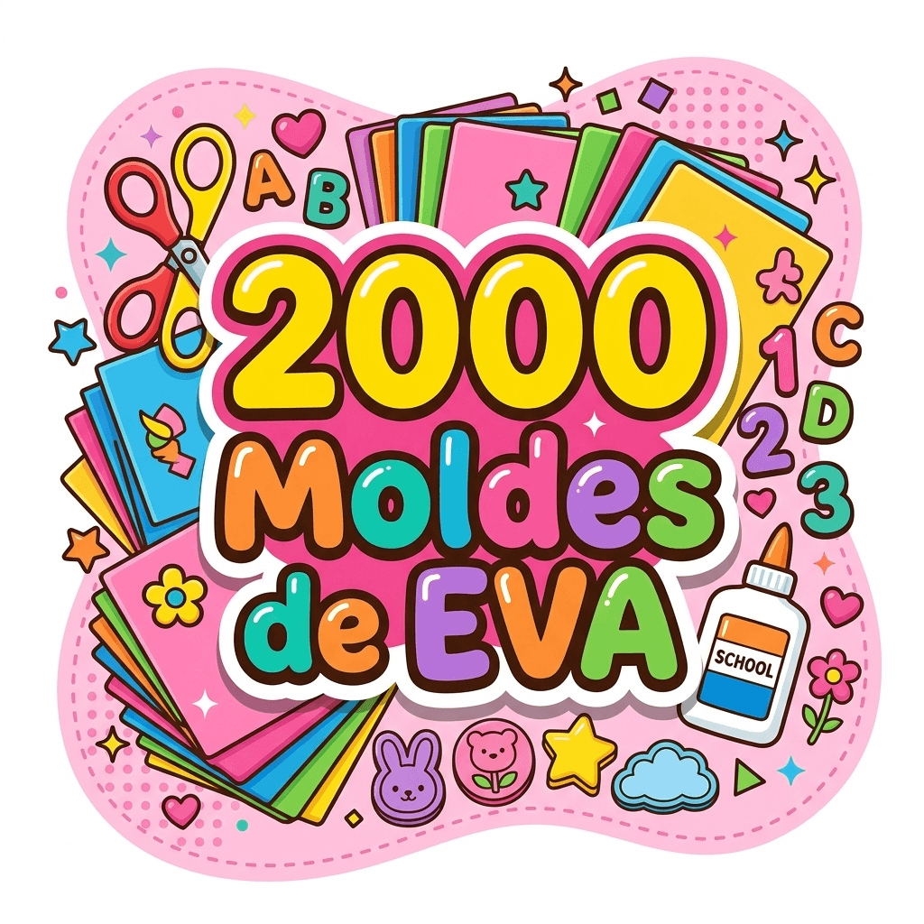 + 2000 Moldes de EVA - Plano Básico