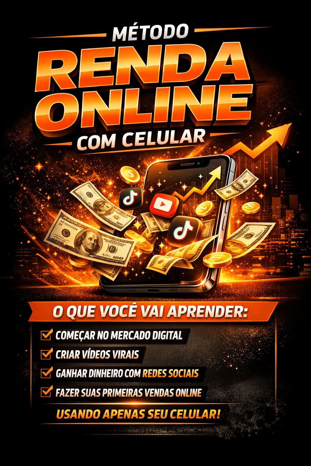 Renda online com celular 